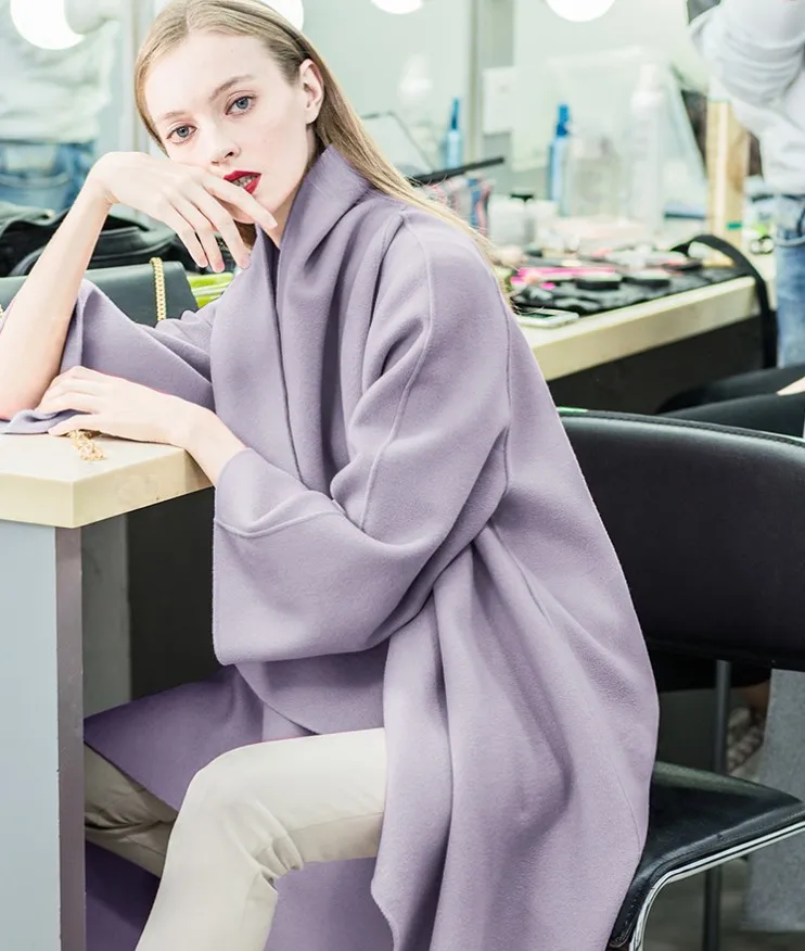 Двухсторонняя кашемировая ткань в итальянском стиле заказ high end кашемировое