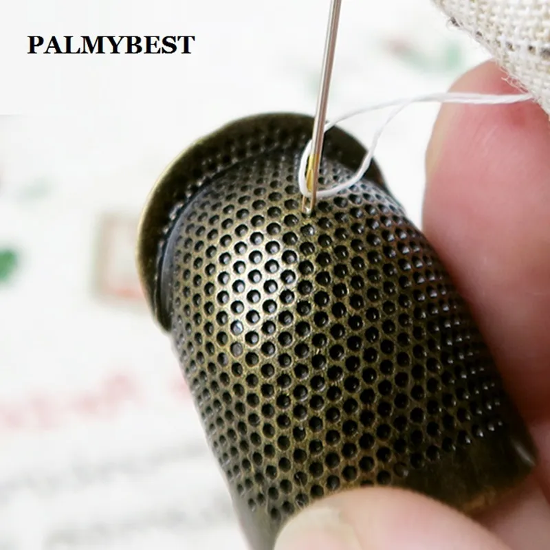 1 шт. Ретро Медные наперсток иглы DIY Защита для пальцев рукоделие металлический