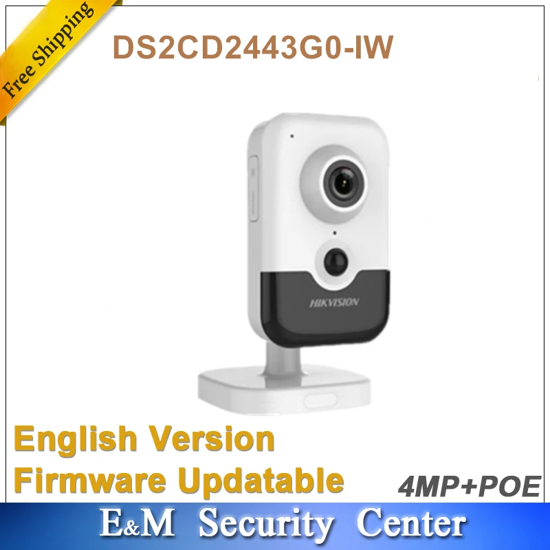 hik английская версия DS-2CD2443G0-IW заменить DS-2CD2442FWD-IW 4MP мини коробка микрофон Встроенный сетевой камеры Wi-Fi