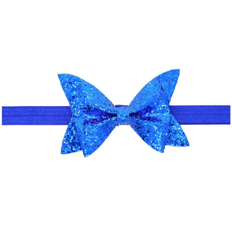 

1Pcs HOT Elastic Flower Headbands for Baby Girls Hair Accessories Baby Girls Bows Nylon Turban Skinny Stretchy Rubber Hair Band