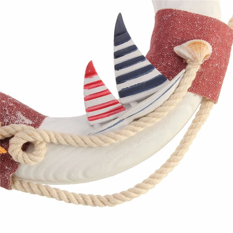 Модное кольцо в форме морского океана спасательный Буй с парусным судном