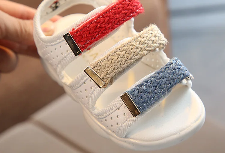 Летние новые удобные детские сандалии для мальчиков и девочек пляжная