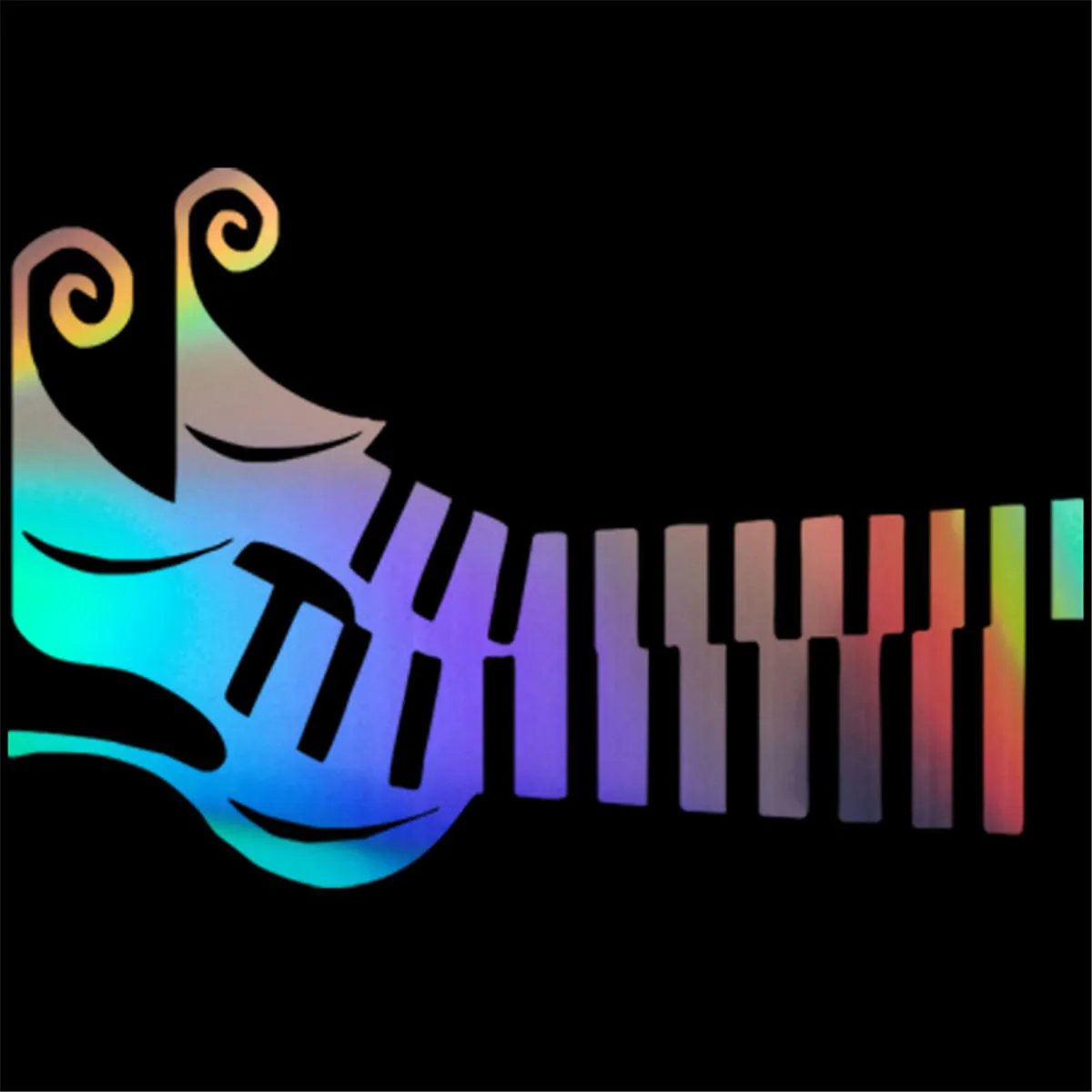 Забавная Волшебная полосатая обувь на высоком каблуке автомобильная Наклейка