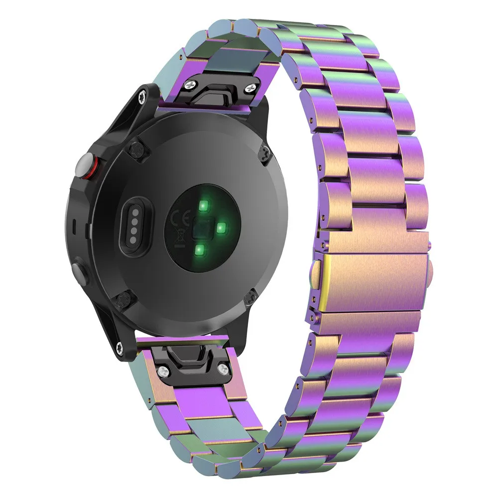 Ремешок из нержавеющей стали для Garmin Fenix 5/5Plus/ 6/Forerunner 935 945/touchs60 22