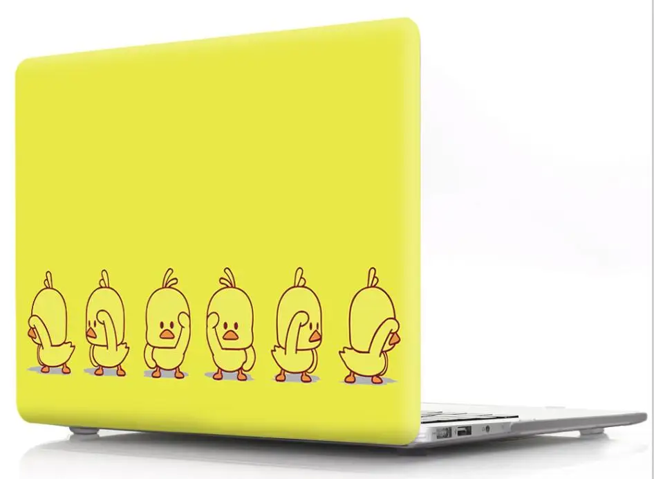 Чехол-накладка с принтом желтой утки чехол для ноутбука Apple Mac MacBook Air Pro retina 11 12 13 15