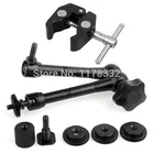 Штатив для цифровой зеркальной камеры, с шариковой головкой, Супер Зажим для ЖК-монитора, светодиодная подсветка, для Canon 5, DIII, nikon, D3200, Gopro