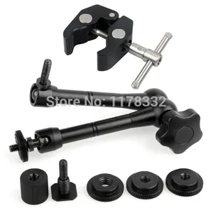 Штатив для цифровой зеркальной камеры, с шариковой головкой, Супер Зажим для ЖК-монитора, светодиодная подсветка, для Canon 5, DIII, nikon, D3200, Gopro