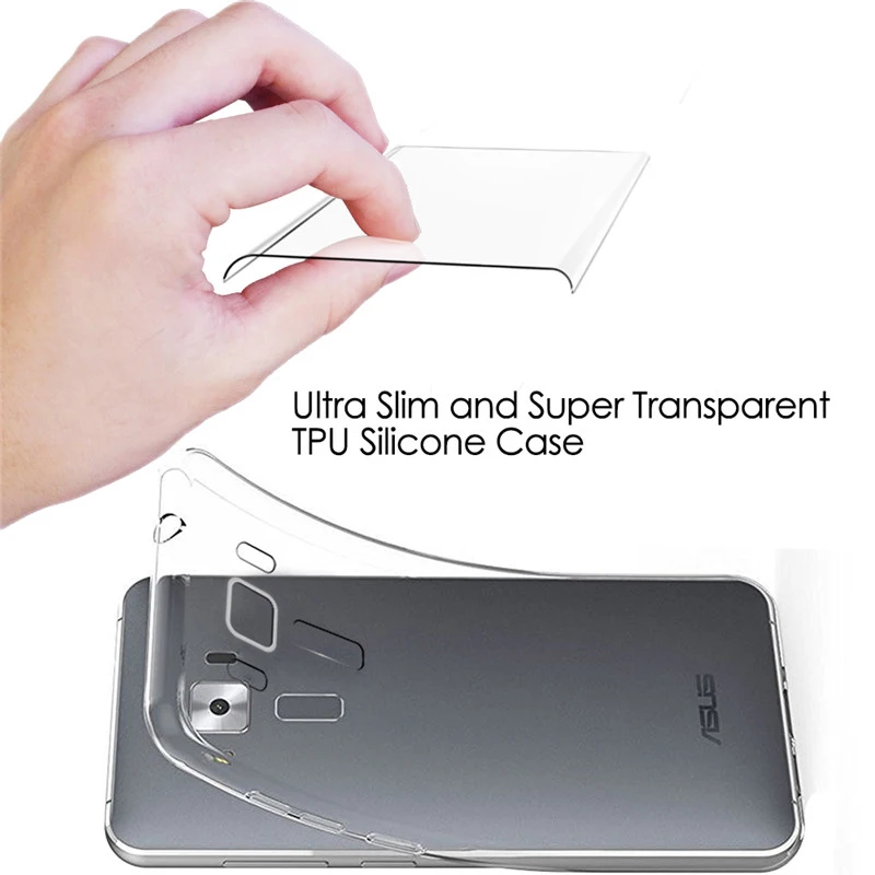 TOLIFEEL For ASUS Zenfone 3 ZE520KL ZE552KL Case Slim Silicone Cover Soft TPU Transparent Phone Back Capa Asus |