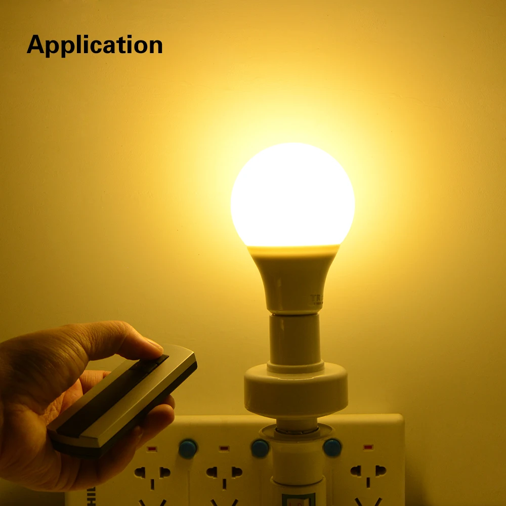 

Remote Control E27 to E27 LED Lamp 10M Wireless Holder Bulb Base Socket Converter ON/OFF Power Switch Home Lighting