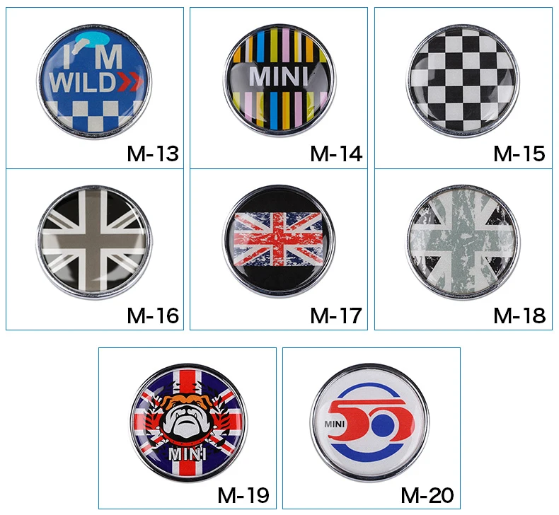 AMBERMILE автомобиля спереди бейдж с эмблемой Grill металлические наклейки для Mini Cooper Countryman R55 R56 R50 R53 R60 R61 F54 F55 F56 аксессуары
