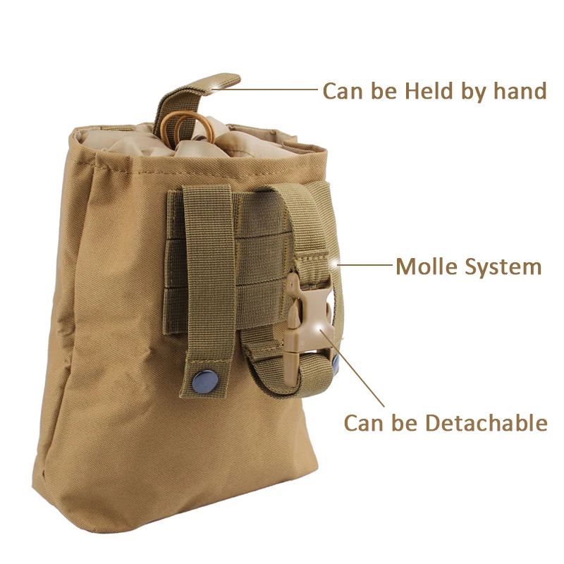 AIRSOFTPEAK Molle тактическая сумка для подсумок, сумка для капель, нейлоновый чехол для восстановления, для охоты, складные сумки для выгрузки