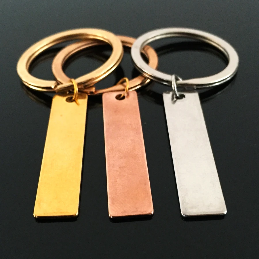 2PC Customized Date Engraved Name Initial Letter Just Married Stainless Keyring For Couples Wedding Anniversary Gifts Keychain |