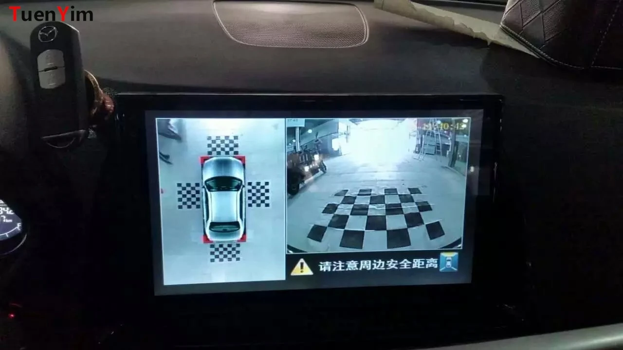 4.4*1.2M/1.6*1.2M 3D Car Camera Correction Calibration Cloth for 360 Degree Surround Bird View Panoramic DVR System