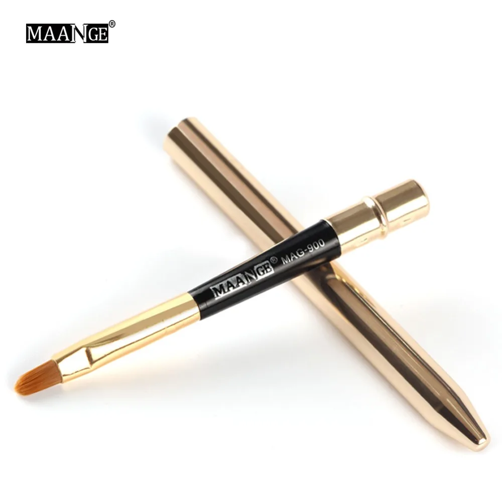 Горячая Мода Профессиональный переносной выдвижной макияж румяна кисть для губ