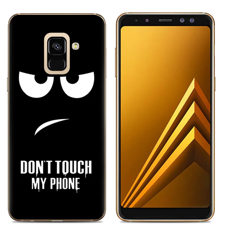 Color Printed Case for Samsung Galaxy A6 2018 Plus Soft Silicon Phone Cover Capa |