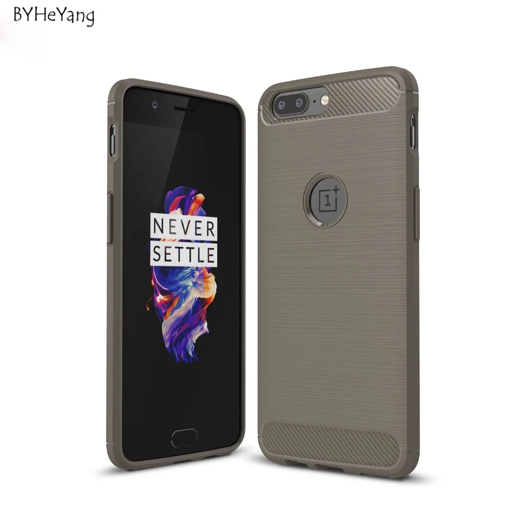 Чехол для телефона BYHeYang Oneplus 5 мягкий силиконовый чехол из ТПУ с текстурой