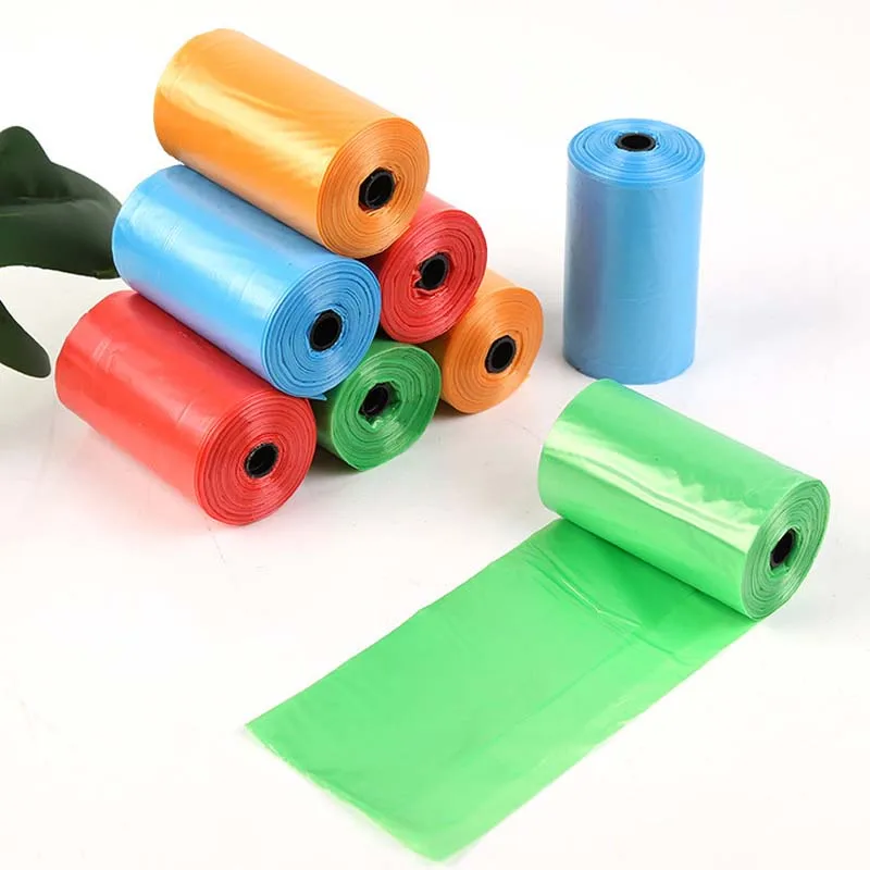 10 рулонов набор собака отходов Корма мешок для мусора мешки от домашних животных