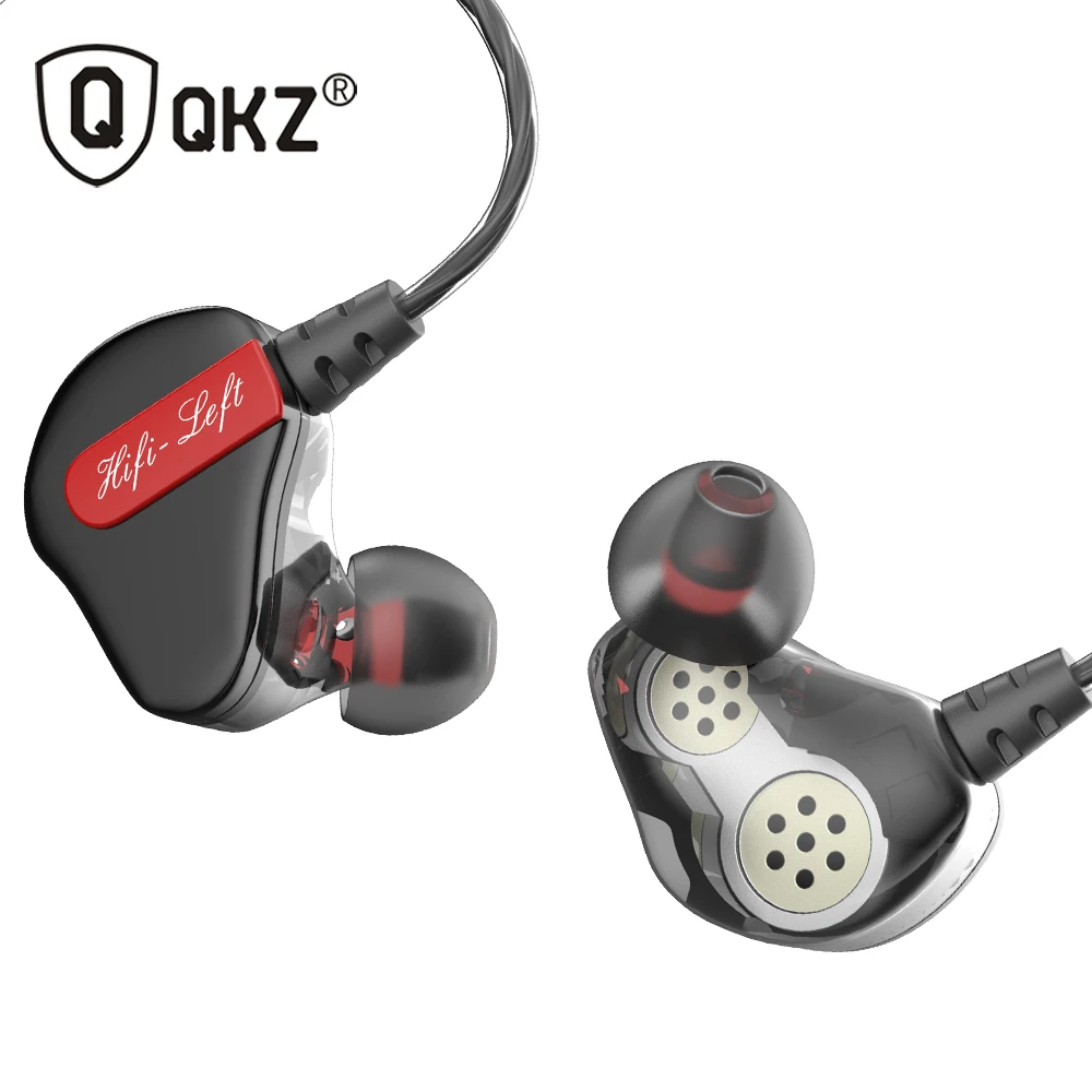 QKZ CK2 наушники специальное издание позолоченный корпус с микрофоном 3 5 мм HD HiFi бас