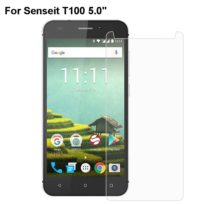 Защита экрана для телефона Senseit R500 T250 T100 A250 телефонное закаленное стекло Тонкая