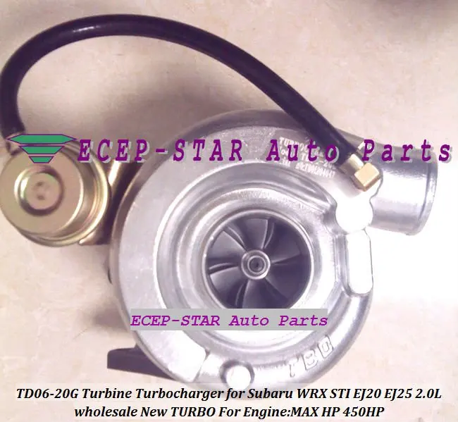 Турбокомпрессор TD06 для SUBARU Impreza WRX STI EJ20 EJ25 2.0L 450HP 20 г турбокомпрессор с водяным