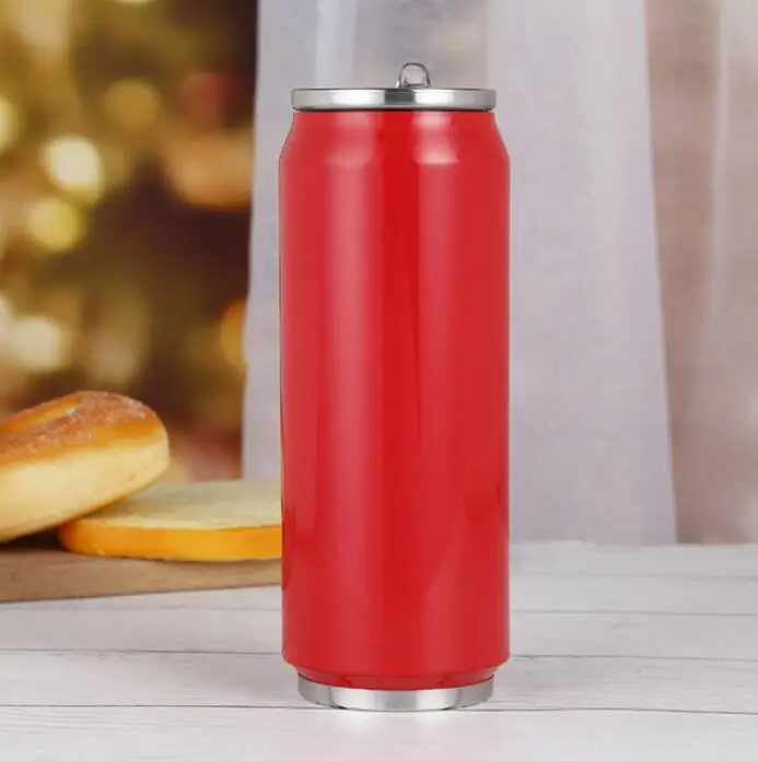 10 шт. 11 унц. 17 унц. Soda банки соломинки чашки Термос колбы лабораторные с двойными стенками нержавеющая сталь вакуумной изоляцией кружки с Флип вверх соломы чашки