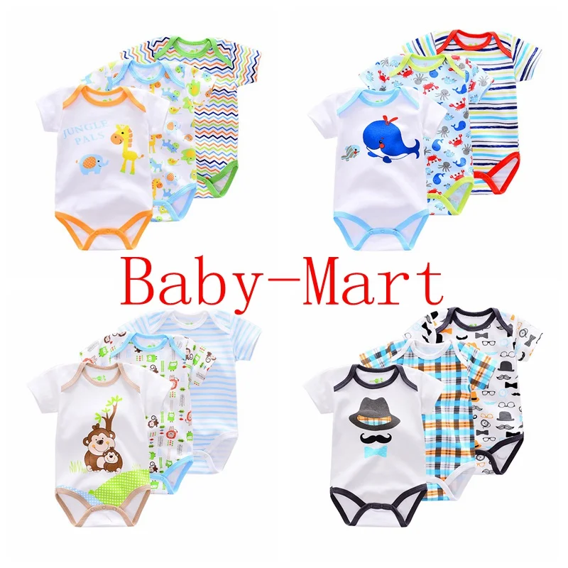 Летние Боди для маленьких мальчиков цельные боди новорожденных хлопковая одежда