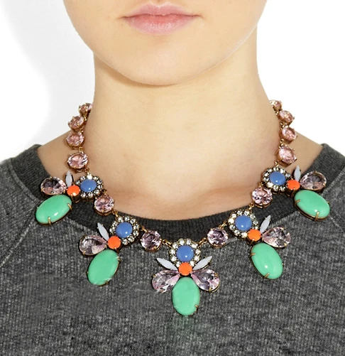 Женское массивное ожерелье KISS ME кулон в виде насекомых из смолы с кристаллами