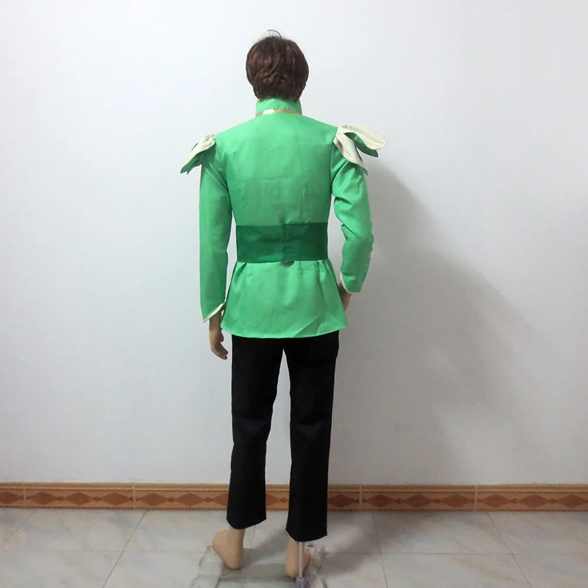 Костюм для косплея принца Naveen на Хэллоуин взрослых мужчин любой размер|men