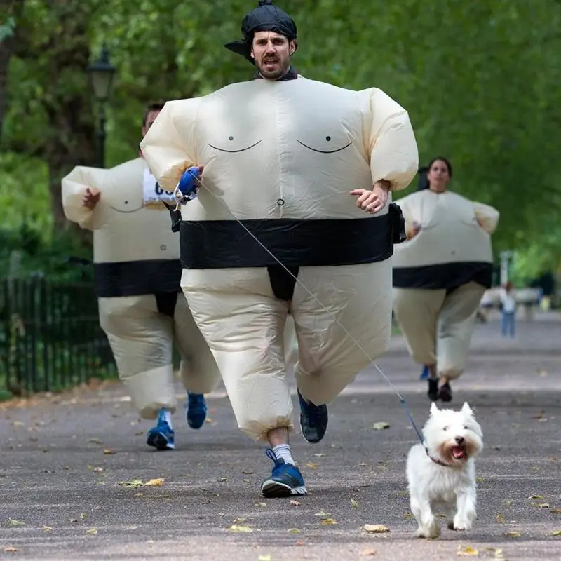 Костюм для косплея Sumo взрослых и детей надувной костюм на все тело