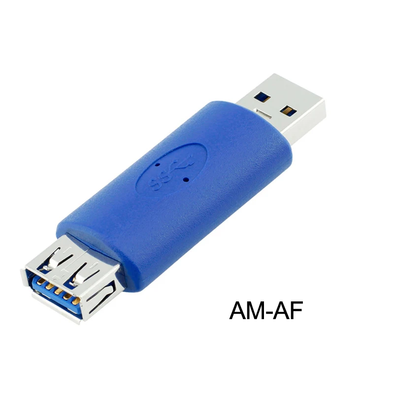 AM-AF USB разъем Женский или женский USB адаптер для кабеля передачи данных USB конвертер AM-AF AM-BM AF-Micro B USB удлинитель - Цвет: AM-AF