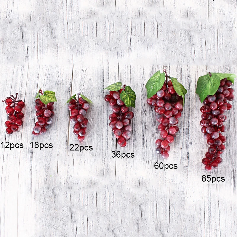 1 шт Искусственные Фрукты Пластиковые искусственные виноградные поддельные фрукты для дома украшение стола для вечеринки