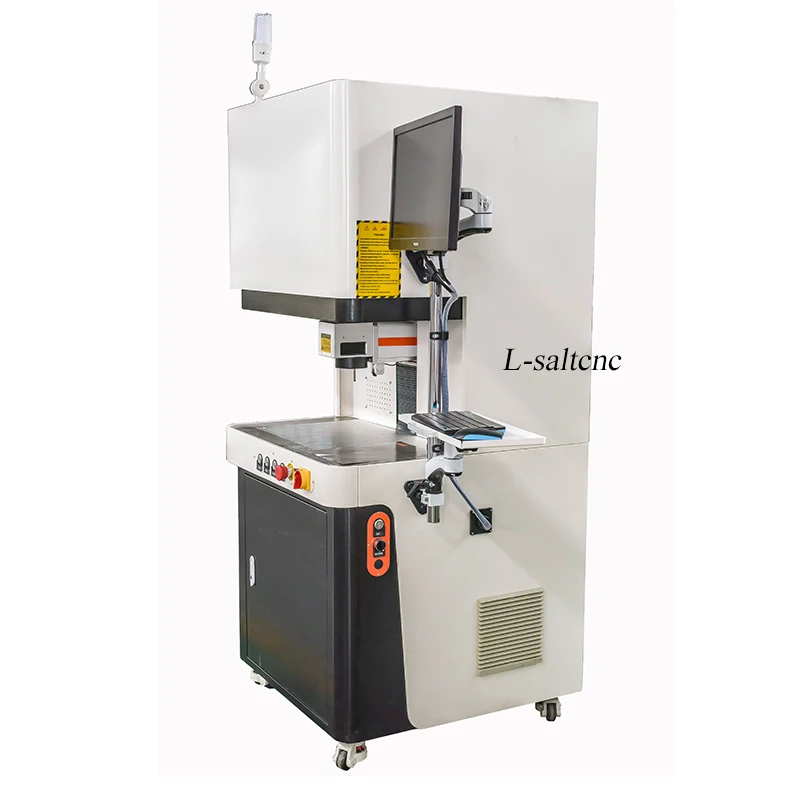fiber laser engraving machine/China hot mobile cover printing raycus fiber laser 20w marking machine
