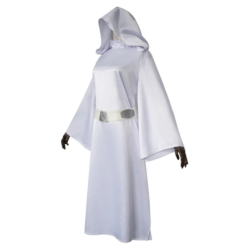 Звездные войны Alderaan принцесса Leia Organa Solo косплей костюм для девочек тонкое белое