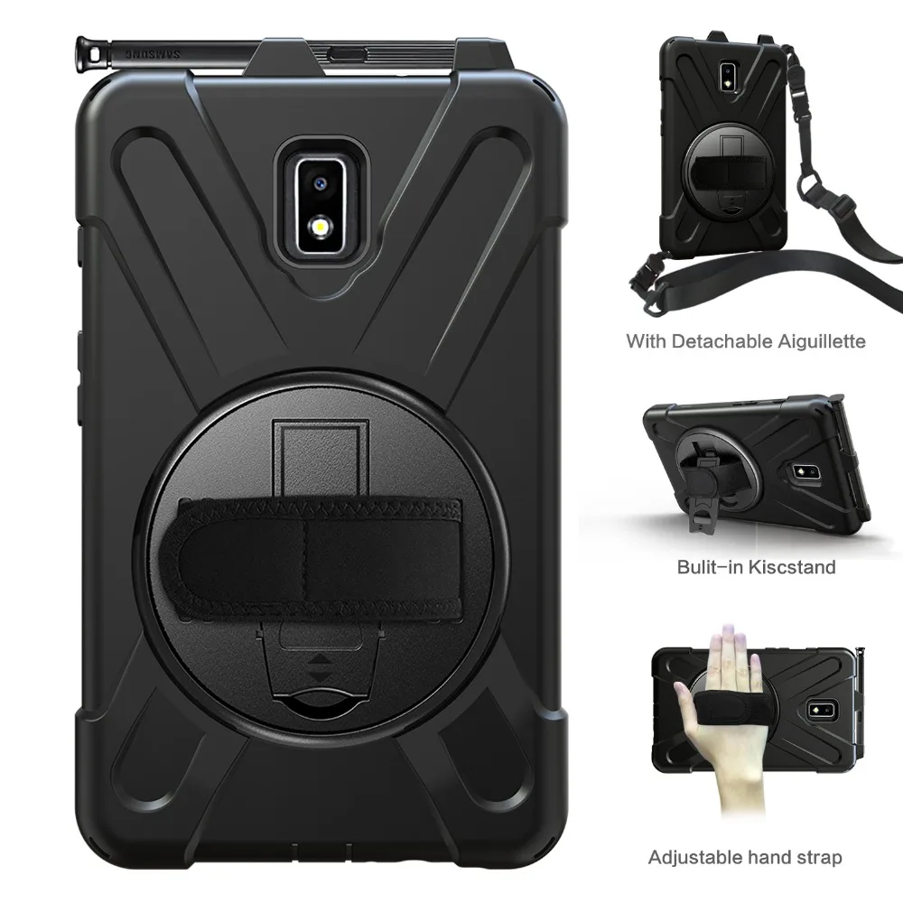 Сверхмощный Детский защитный чехол с подставкой для ручек и плечевым ремнем Samsung