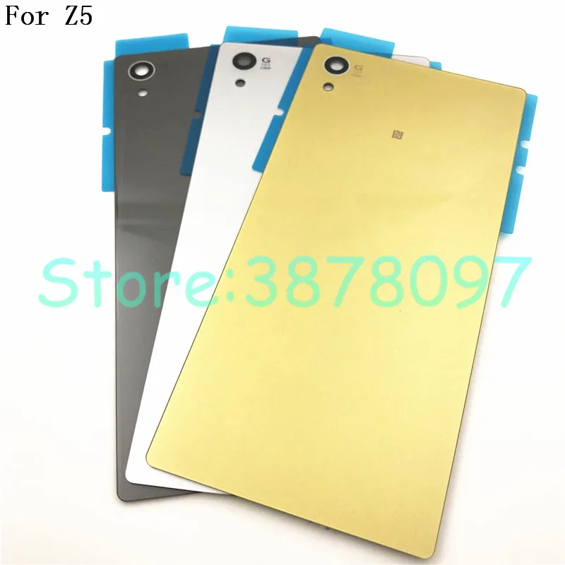 Новинка 5 2 дюйма для Sony Xperia Z5 E6603 E6633 E6653 E6683 Задняя стеклянная крышка батарейного