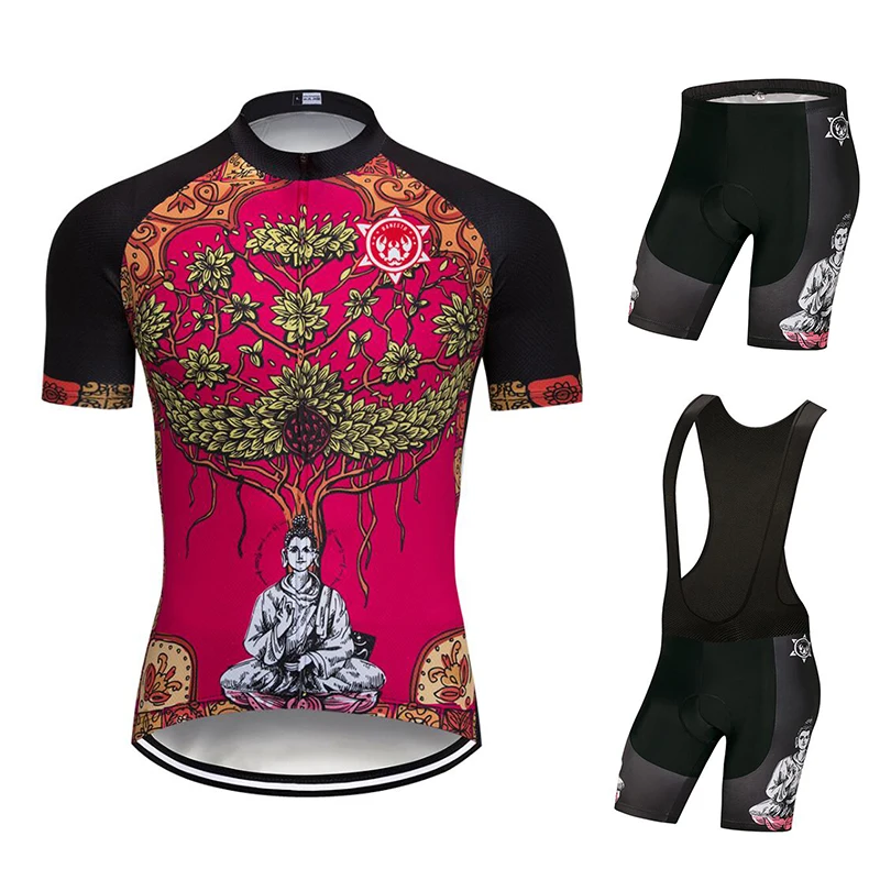 2018 флуоресцентный зеленый желаю вам счастья велосипедные Джерси летняя