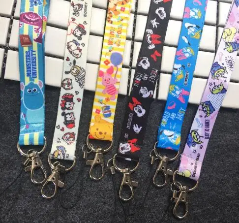 Новинка 1 шт. мультяшный Микки Минни Дональд Дак мишки брелок значок ID карты