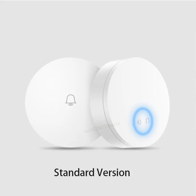 White No Battery Xiaomi Linptech самогенерирующий беспроводной дверной звонок без батареи без проводки отключение памяти Регулируемая громкость работа с приложением Mihome - Цвет: White No Battery