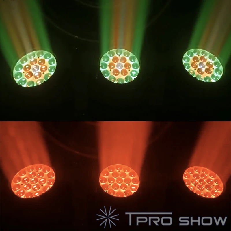 2 шт. 19x15 Вт зум светодиодный светильник для мытья головы 1 F чехол Упаковка Lyre