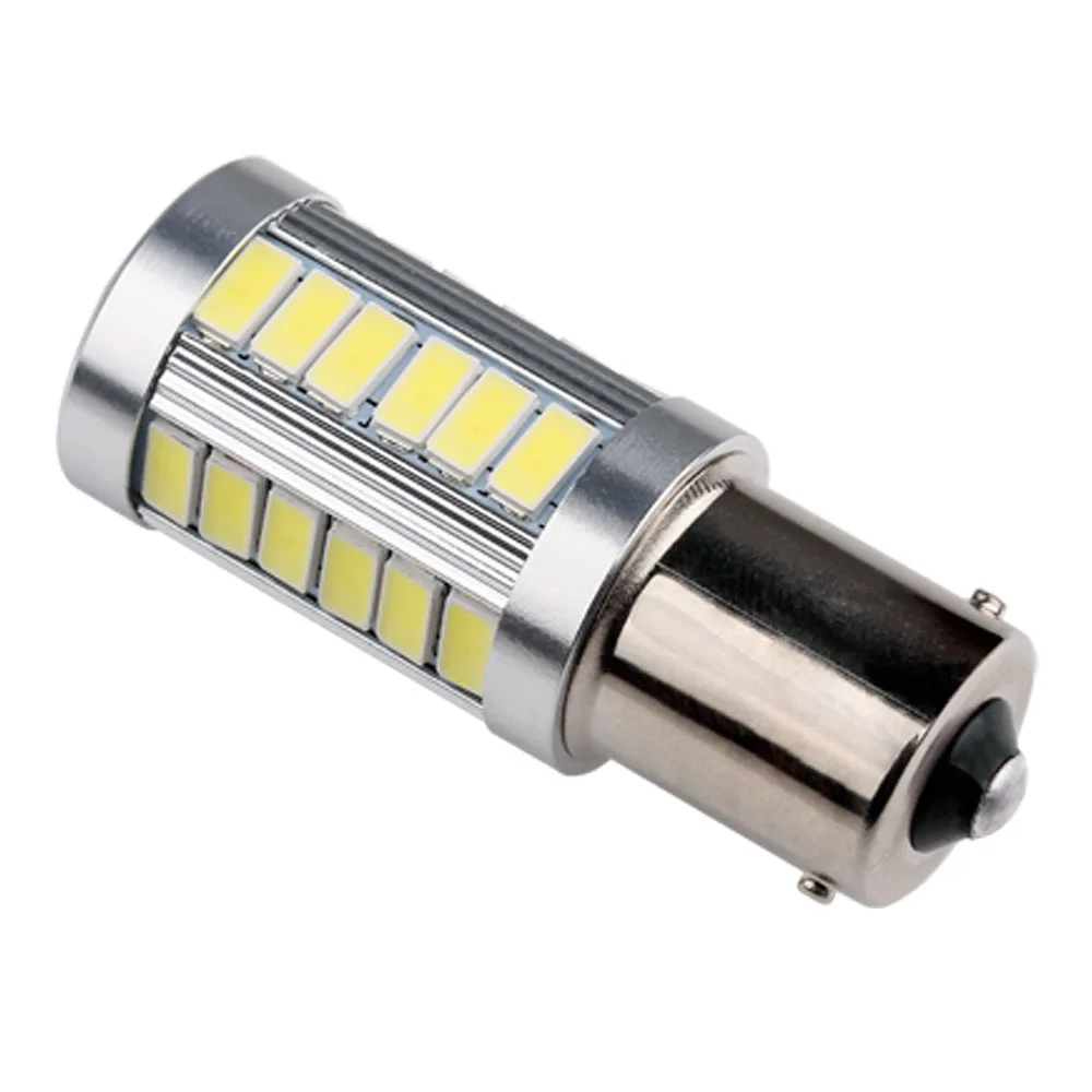 1156 BAU15S PY21W BA15S P21W 33 SMD 5630 LED Auto BAW15S PR21W BAY15S белый 12 В автомобиль 7506 7507 задний тормозной