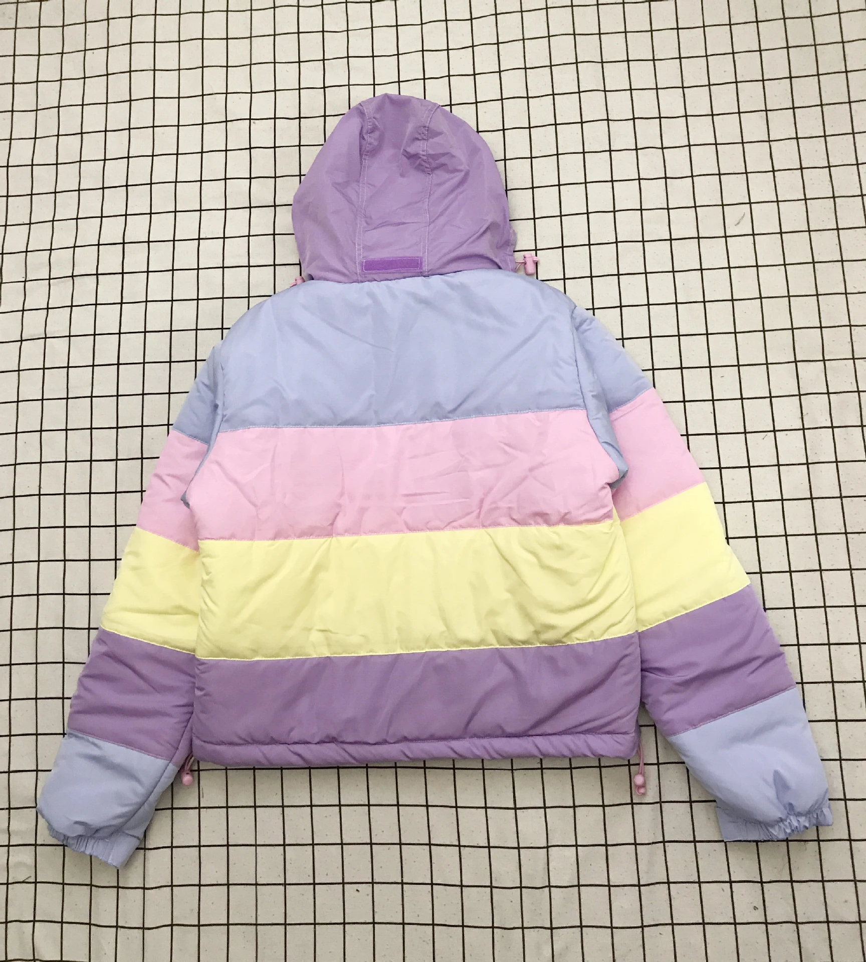 Lazy Oaf Маскарона мороженое Цвет теплый хлопок Радуга пальто jaqueta feminina Inverno casaco Feminino