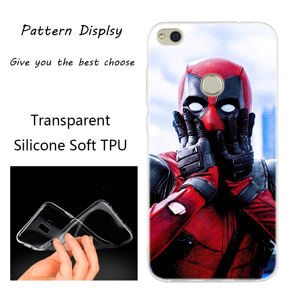 010 Популярный силиконовый чехол MARVEL Hero Deadpool для huawei NOVA 3 3i 4 Honor 7A Pro 7S 6X7X8X8 9 10 Lite Play View 20 Модный чехол - Цвет: 010