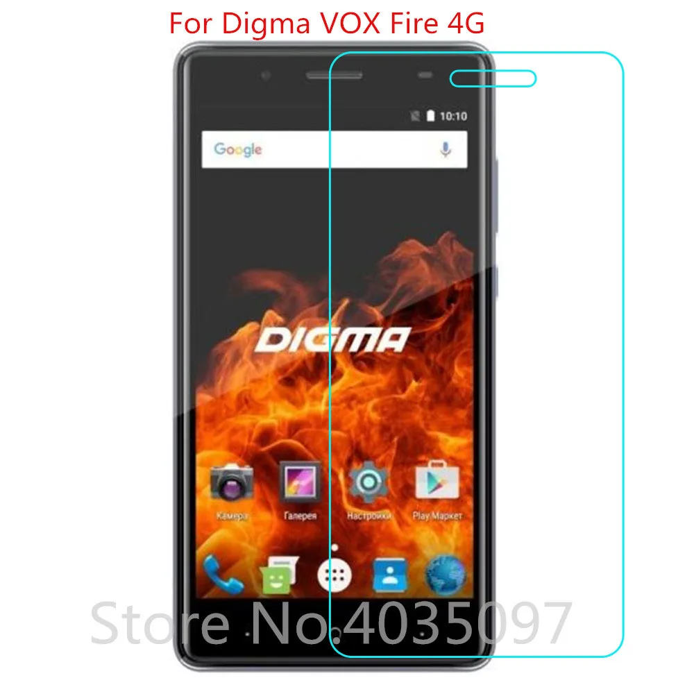 2.5D 9H стекло для Digma VOX Fire 4G защита экрана закаленное Защитная пленка против