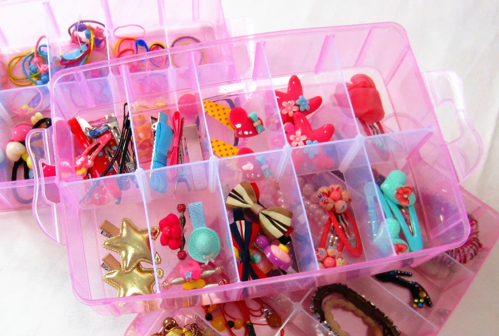 30 прозрачные сетки пластиковый P ящик для хранения колец ювелирные изделия