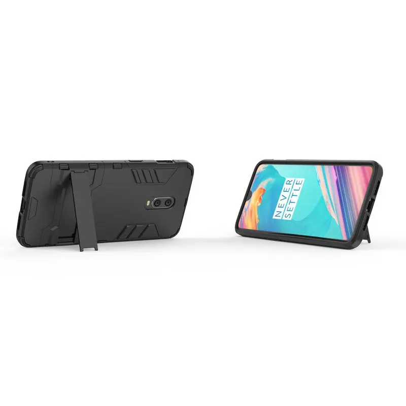 Бронированный противоударный чехол для мобильного телефона OnePlus 6 T A6013 3D щит PC +