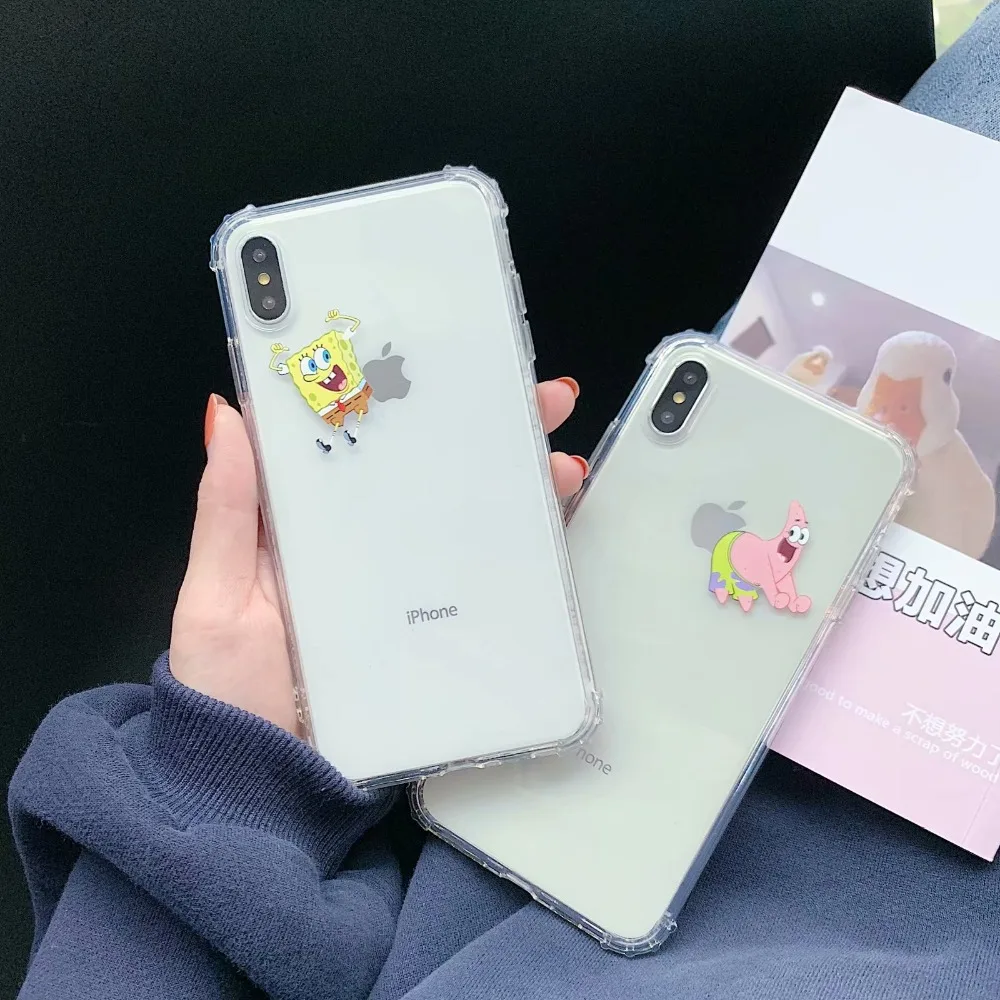 Cute Cartoon Pattern Phone Case For iphone XS Max XR X 6S 6 7 8 Plus Ultra Slim Soft TPU Cases Art Painted Cover |
