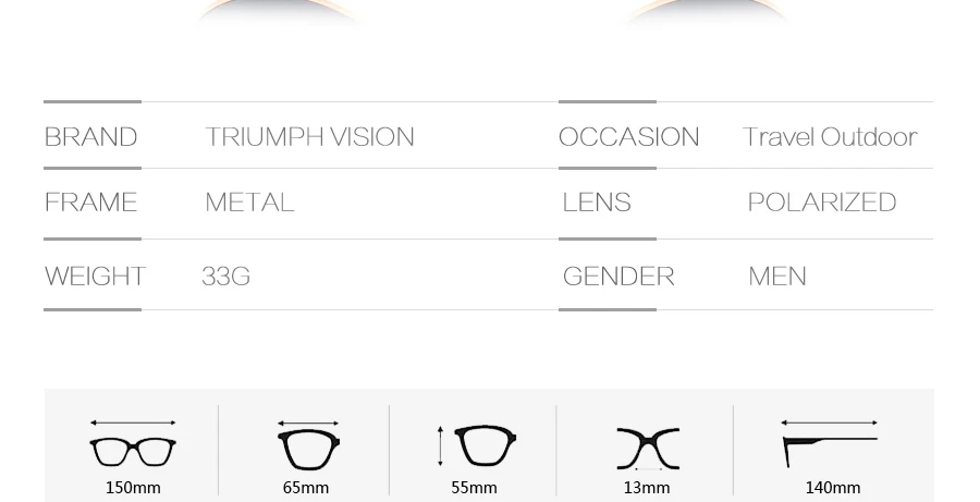 Мужские солнцезащитные очки TRIUMPH VISION, Классический фирменный дизайн, Lunette Polaroid, солнцезащитные очки для мужчин, высокое качество, металлические очки
