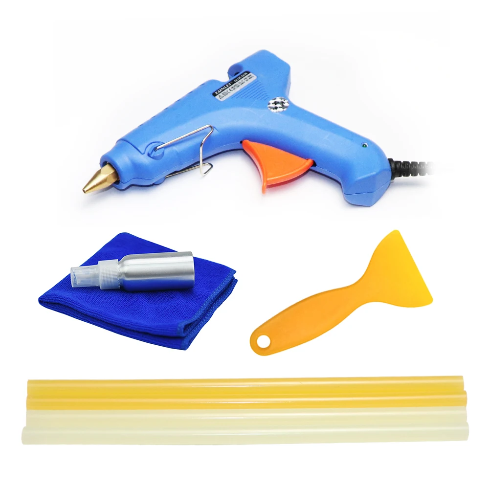 Набор инструментов для ремонта вмятин без панелью, для безболезненного ремонта вмятин, выпрямитель вмятин, съемник моста, клеевой пистолет, Наборы инструментов для клея