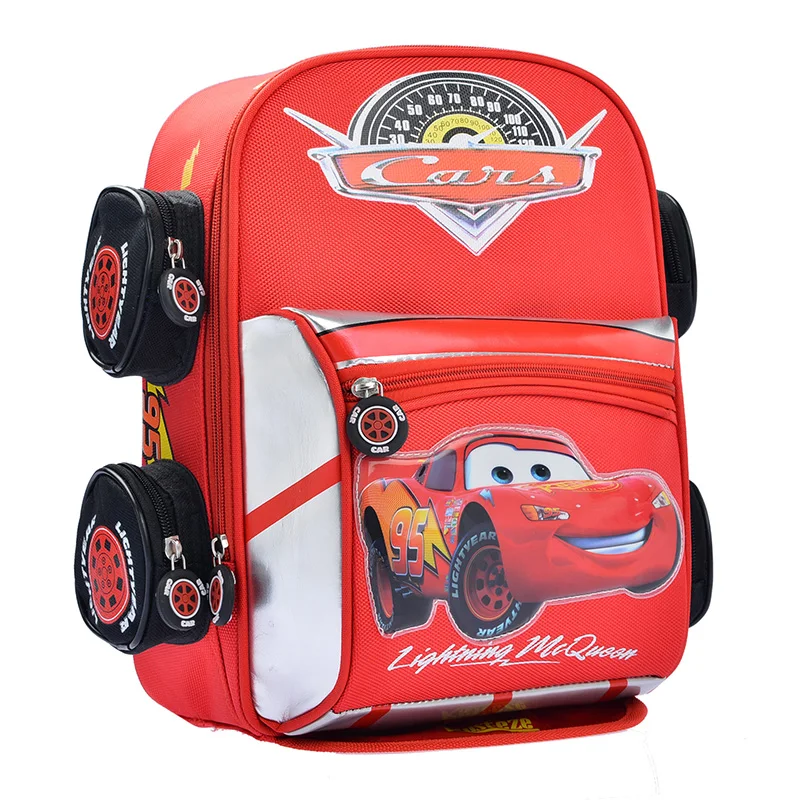 Сумка для мальчиков и девочек с мультипликационным принтом Disney car рюкзак