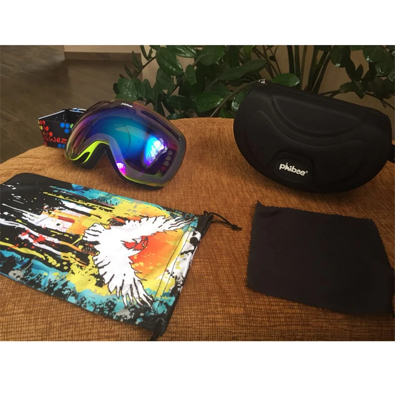 Мужские и женские лыжные очки Detector для сноуборда большая Лыжная маска катания на